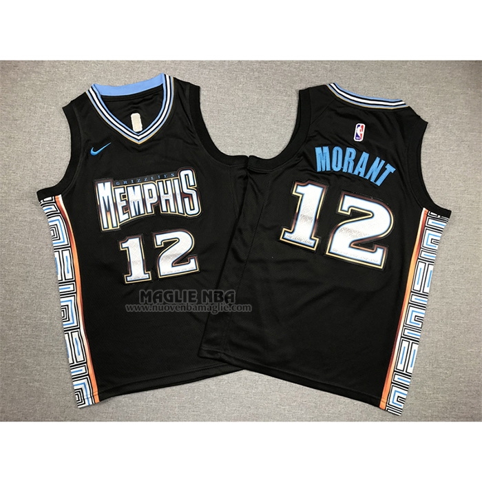 Maglia
 Ja Morant NO 12 Bambino
 Memphis Grizzlies Citta
 2022-23 Nero
